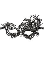 Maschera Ricamata 01 Pizzo Nero - immagine 4