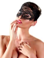 Maschera Ricamata 02 Pizzo Nero - immagine 3