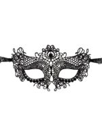 Maschera Ricamata 02 Pizzo Nero - immagine 4
