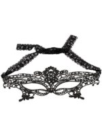 Maschera Ricamata 03 Pizzo Nero - immagine 4