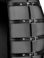 Mini gonna con fibbie Elasticizzato  Nero M - immagine 6