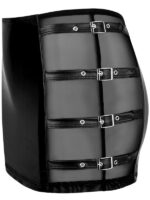Mini gonna con fibbie Elasticizzato  Nero M - immagine 5