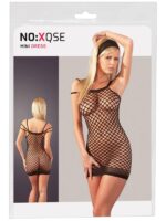 Miniabito Tripla Spallina Rete Nero S/L - immagine 6