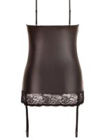 Neglig&egrave; con inserti in pizzo Nero M - immagine 8