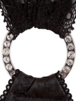 Neglig&egrave; con inserti in pizzo Nero XL - immagine 6