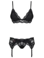 Obsessive - Bra Set Pizzo Nero L/XL - immagine 6