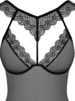 Obsessive - Chemise 857 Nylon Nero S/M - immagine 5