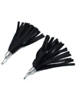Orecchini Frusta  Pelle Nero