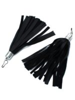 Orecchini Frusta  Pelle Nero - immagine 3