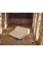 Pouf Touchme Pelle Bianco