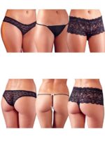 Set 3 Slip  Nero M