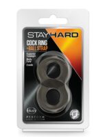 Stay Hard - Cock Ring + Ball Strap  Nero - immagine 5
