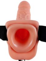 Strap-On cavo vibrante 9 Carne - immagine 2