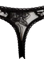 Tanga Rio Aperto Pizzo Nero M - immagine 9