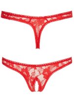 Tanga Rio Aperto Pizzo Rosso M - immagine 6