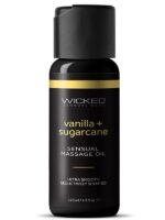 Wicked - Olio Massaggio Sensuale Canna da Zucchero Vaniglia 120ml