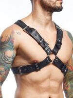 Arnese a X  Similpelle Nero S/L - immagine 4