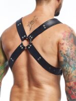Arnese a X  Similpelle Nero S/L - immagine 5
