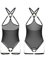 Body Lusso Aperto Elasticizzato  Nero S/L - immagine 7